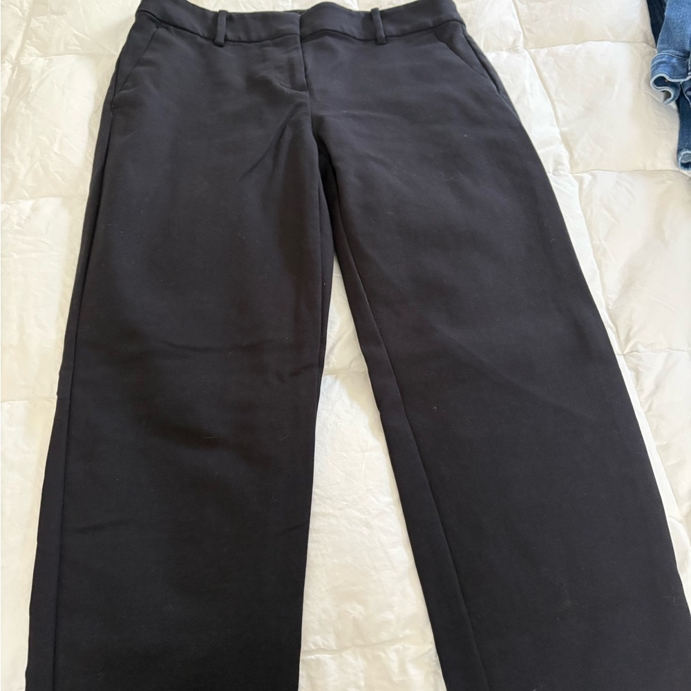 LOFT Classic Black Cropped Pants